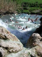 Terme di Saturnia 1  - Le cascate - Clicca per ingrandire